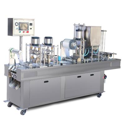 China Semi Automatic Ice Cream Bread Cup Filling Machine Ice Cream Liquid Pint Gelato Food Paste Filling and Sealing Machine for sale