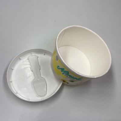 China Biodegradable Yogurt 5Oz Custom Ice Cream Disposable Eco Friendly Stocked Cup Pack for sale