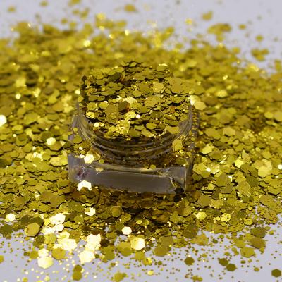 China Wholesale Bulk Bling Hexagon Solid Color Glitter Powder Metallic Mix For Tumbler Bulky Mix Powder Glitter Metallic Decoration for sale