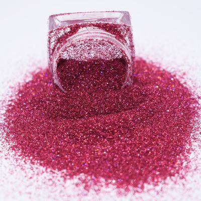 China Bling Exquisite Cosmetics Holographic Glitter Pink Powder For Bulk Eyeshadow Wholesale Nails for sale