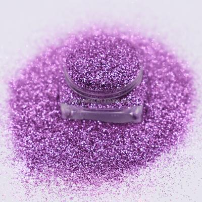 China Bulk Sales Bling Flower High Temperature Resistant Purple Color Night Glitter Glitter Metallic Powder For Christmas Crafts for sale