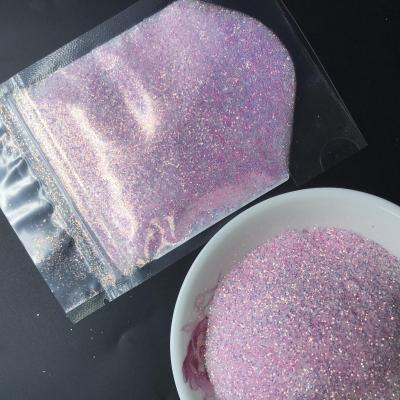 China Eco-Friendly Pink Iridescent Bulk Iridescent Glitter Small Size 1/64