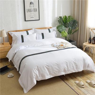 China Anti-bacteria Pakistan cotton hotel bed linen with duvet cover sets/bedding set for sale