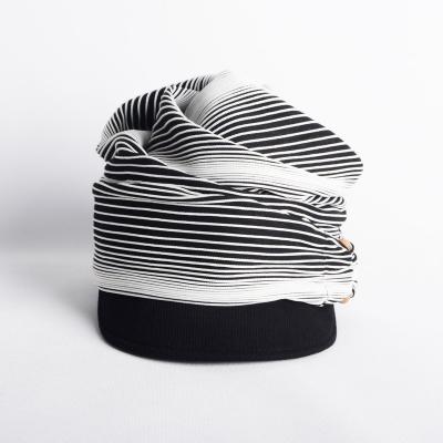 China Striped Female Fall And Winter Knitted British Beret Retro Beret For Women for sale