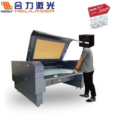 China Brand New Laser CUT PVC/Leather/Rubber Sandal CO2 Laser Cutting Machine for sale