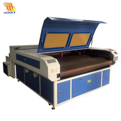 China Laser CUT Textile Cutting Machine 100W Laser For Plush Toys for sale