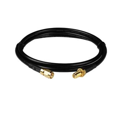 China RP-SMA RP-SMA rg58 male RP-sma extension rg58 female feedback cable wifi antenna connector cable WK-RP-SMA/MS-RP-SMA/FSB-RG58 for sale