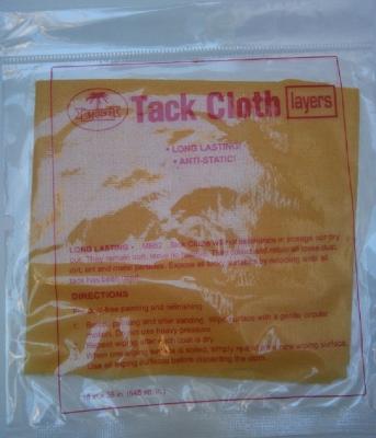 China Tack cloth Car paint use cleaning cloth yellow for sale