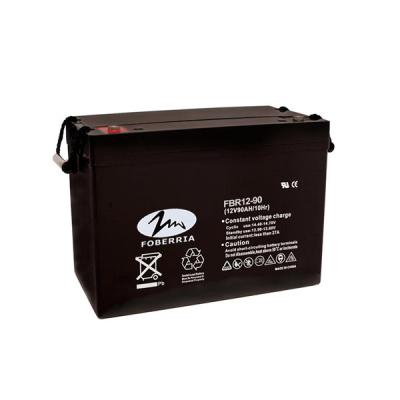 Chine Batterie scellée terminale 306*169*211mm d'acide de plomb de F14 Vrla 12v90ah UPS à vendre