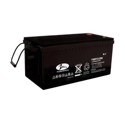 China Gel-Batterie 59.5kg 60A 1600A wartungsfreie Blei-Säure-Batterie-12v 200ah für Straßenlaterne zu verkaufen