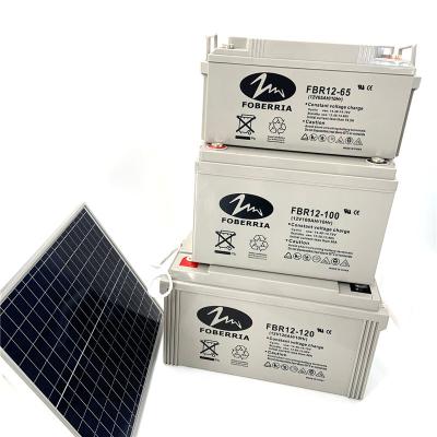 China bateria profunda do ciclo de 330x171x214mm Gray Solar Lead Acid Battery para o sistema solar à venda