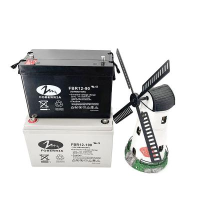 Chine Entretien libre scellé du cycle battery12v 100ah 800A 90ah de batterie au plomb profonde de gel à vendre