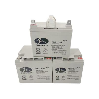 China 12V 33AH 38AH 24AH verzegelde de Diepe Batterij van Cyclusmarine battery rechargeable lead acid Te koop