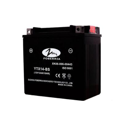 China De in het groot Zwarte Batterij van de de Batterijytx14 BS Motorfiets van de Kleuren12v 14ah Motorfiets Te koop