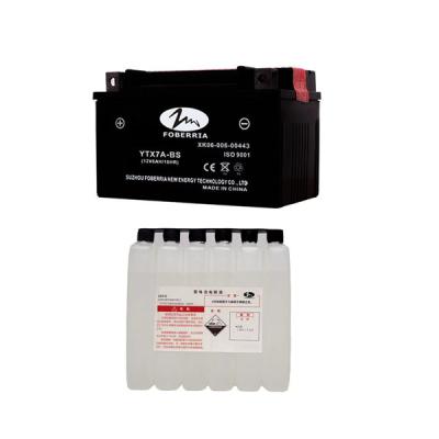 China YTX7A Industrial Lead Acid Battery 12V7ah Rechargeable Motorcycle Battery for sale