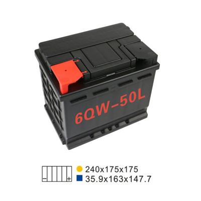 China 6 batería de plomo 45AH 20HR del comienzo y de la parada del coche del Agm de Qw 50L para automotriz en venta