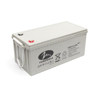 Chine batterie profonde solaire UPS de gel de cycle de 12Volt 200ah rechargeable à vendre