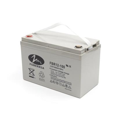 China van de het Lood het Zure Batterij van 12v 100ah Systeem van Grey Deep Cycle For Solar Te koop