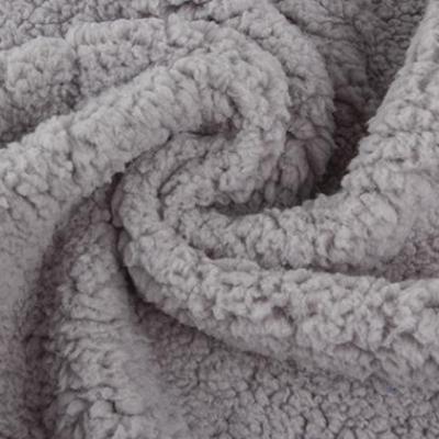 China 2021 hot selling shu velveteen fleece fabric single side Keqiao manufacturer antistatic for sale