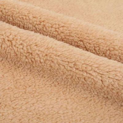 China Customized thick 100% anti-static polyester shu velor sherpa fabric Zhejiang manufacturers for sale