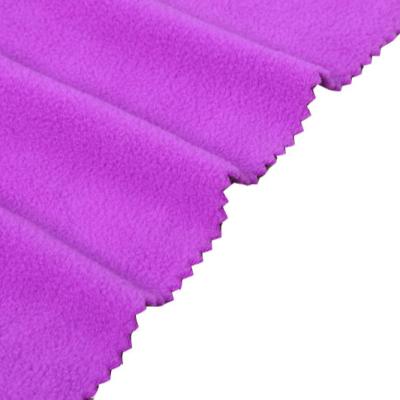 China Anti Static Anti Micro Pilling Brushed Knitted Fleece Fabric For Garment Chinese Supplier for sale