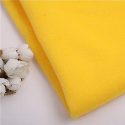 China Antistatic cheap 100% polyester one side brushed knitting fleece fabric fabric dty supplier for sale