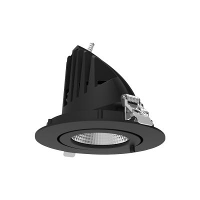 China Modern Efficient And Durable Adjustable Direction 30W Round LED Recessed Downlight for sale