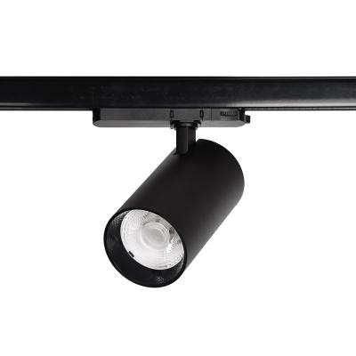 China Modern track spot light 20W/30W/40W integrated adapter driver LED track light with good heat conduction for sale