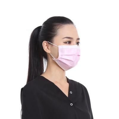 China Breathable Wegwerfgesponnene Earloop Masken-Antiverschmutzung der gesichtsmaske-3ply nicht zu verkaufen