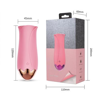 China 10 Mode Shenzhen Manufacturer Rose Flower Cat Clitoris Vibrater Strong Licking Vibrater Adult Stimulator Sex Toy For Woman Pink for sale