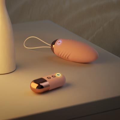 China 10 Vibrating Modes Mini Wearable Woman Heating Sexy Toys Wireless Remote Control Couples Love Eggs Vibrator For Women for sale