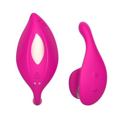 China 10 Vibrating Modes 2 Wearable In 1 Wireless Vibrating Sexy Panties Women Underwear Couples Toy Music App Control Sex Vibrator With Remote for sale