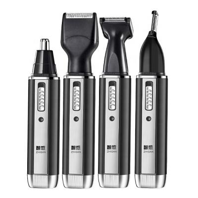 China Hotel 4 in 1 nose hair trimmer kemei led light competitive price ear and nose hair trimmer zorami for sale