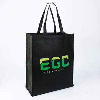 China Hot sale customized eco handled reusable recycled non woven packaging shopping bag handled non woven bag with custom logo for sale