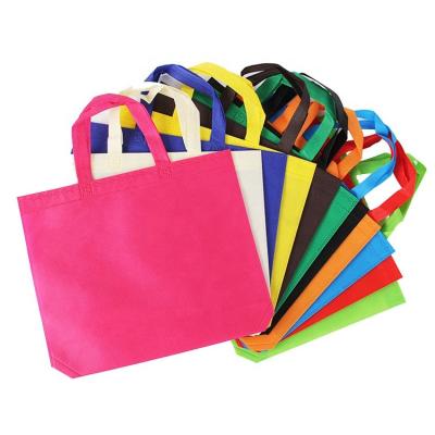 China Hot Sale Handled PP Eco Friendly Bolsas Eco Friendly Custom Printed Bolsas De Embalaje Heat-seal Nonwoven Bags In Stock For Sale for sale