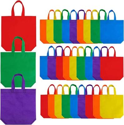 China Hot Sale Handled Eco-Friendly pp Non Woven Bolsas Personalizadas Tote Bags Heat Seal Plastic Bags In Stock On Sale for sale