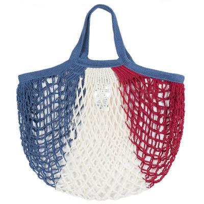 China High Quality Custom Wholesale Reusable Net Bag Cotton Mesh Grocery Bags Cotton Mesh Grocery Bags Portable Reliable Net Bag For Vegetables Fruits for sale