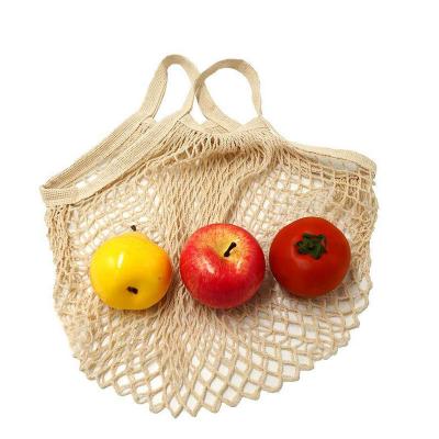 China Wholesale Reusable Cotton Mesh Goods Portable Reliable High Quality Custom Produce Bags Reusable Grocery Bags For Vegetables Fruits for sale