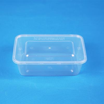 China Meiyang15392B Disposable Containers Meiyang15392B Microwave Rectangular Eco-Friendly Plastic PP Disposable Bento Container For Food Packing for sale