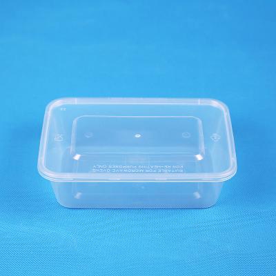 China Meiyang15385 Disposable Rectangular Containers PP Disposable Container With Lid for sale