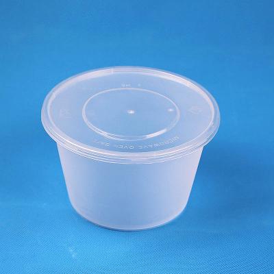 China Meiyang Disposable 1000ml Restaurant Take Away Recycled Round Plastic Compostable Food Container Bento Box for sale