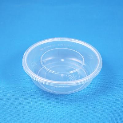 China Meiyang 15397 Recyclable Round Containers Meiyang 15397 Eco-Friendly Plastic Disposable Microwave Bento Lunch Box For Food Packing Take Out for sale