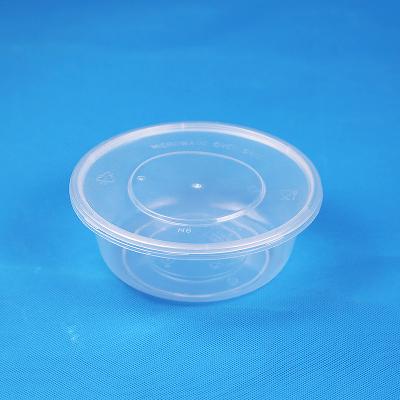 China Meiyang 15398 Recyclable Round Containers Food Container Eco-Friendly Plastic Disposable Fruit Bowl Take Out Food Containers for sale