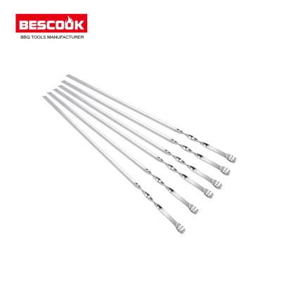 China Bescook Easily Cleaned Hot Selling Kebab Skewers With Nylon Bag Packing for sale