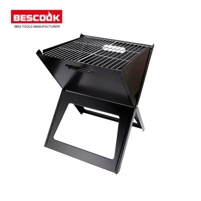 China Low Price Selling Amazon Size BBQ Charcoal Adjustable Hot Foldable BBQ Grill Portable Charcoal Grill for sale