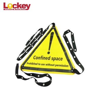 China Yellow Electrical Lockout Devices Manhole Lockout Bag With 5 Meters Cable Lockout for sale