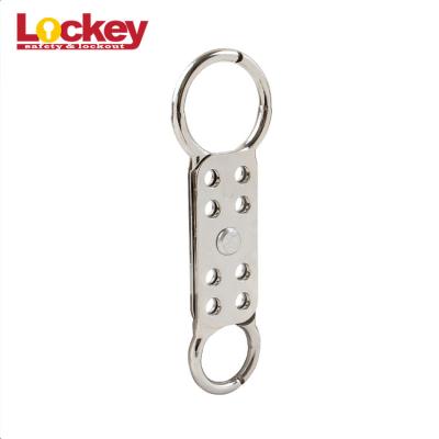 China 8 Lock Safety Lockout Hasp Double - End Aluminum Lockout Tagout Hasp for sale