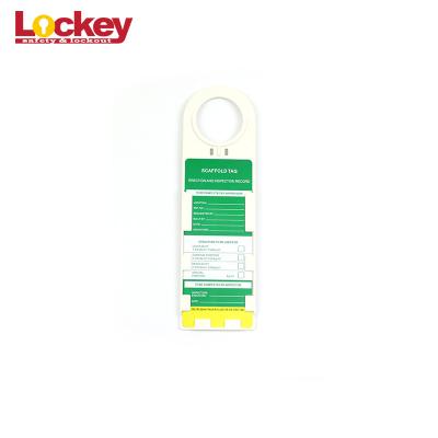 China Engineering Scaffold Safety Tags Electric Printable Equipment Lock Out Tags for sale