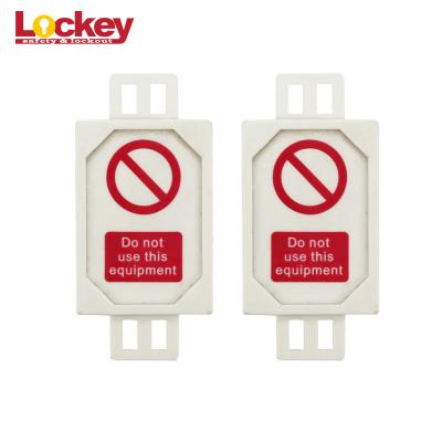 China Laminated Plastic Tags Printable Nylon Scaffolding Tag With Holder SLT03 for sale