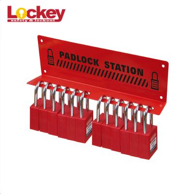 China 10 - Lock Prinzing Lockout Station Steel Safety Lockout  Board Customized Color for sale